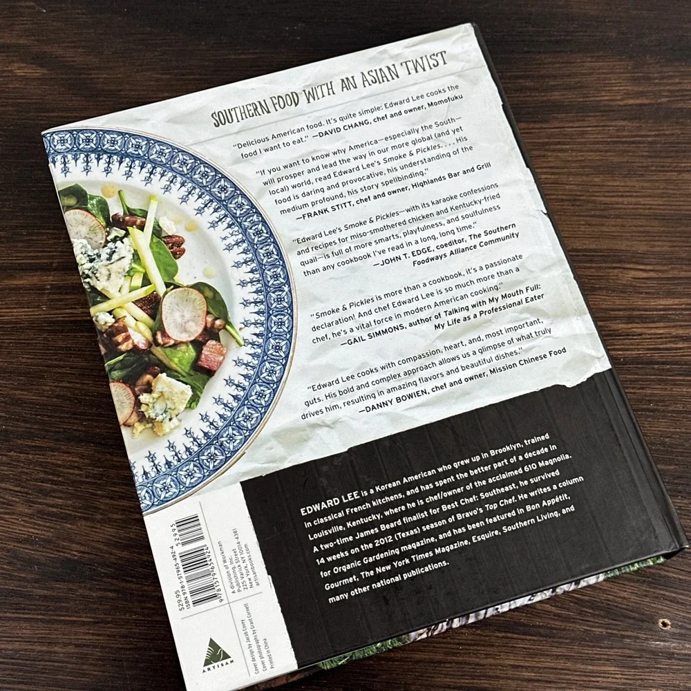 Signed Edward Lee Smoke and Pickles Recipes Stories New Southern Kitchen Book